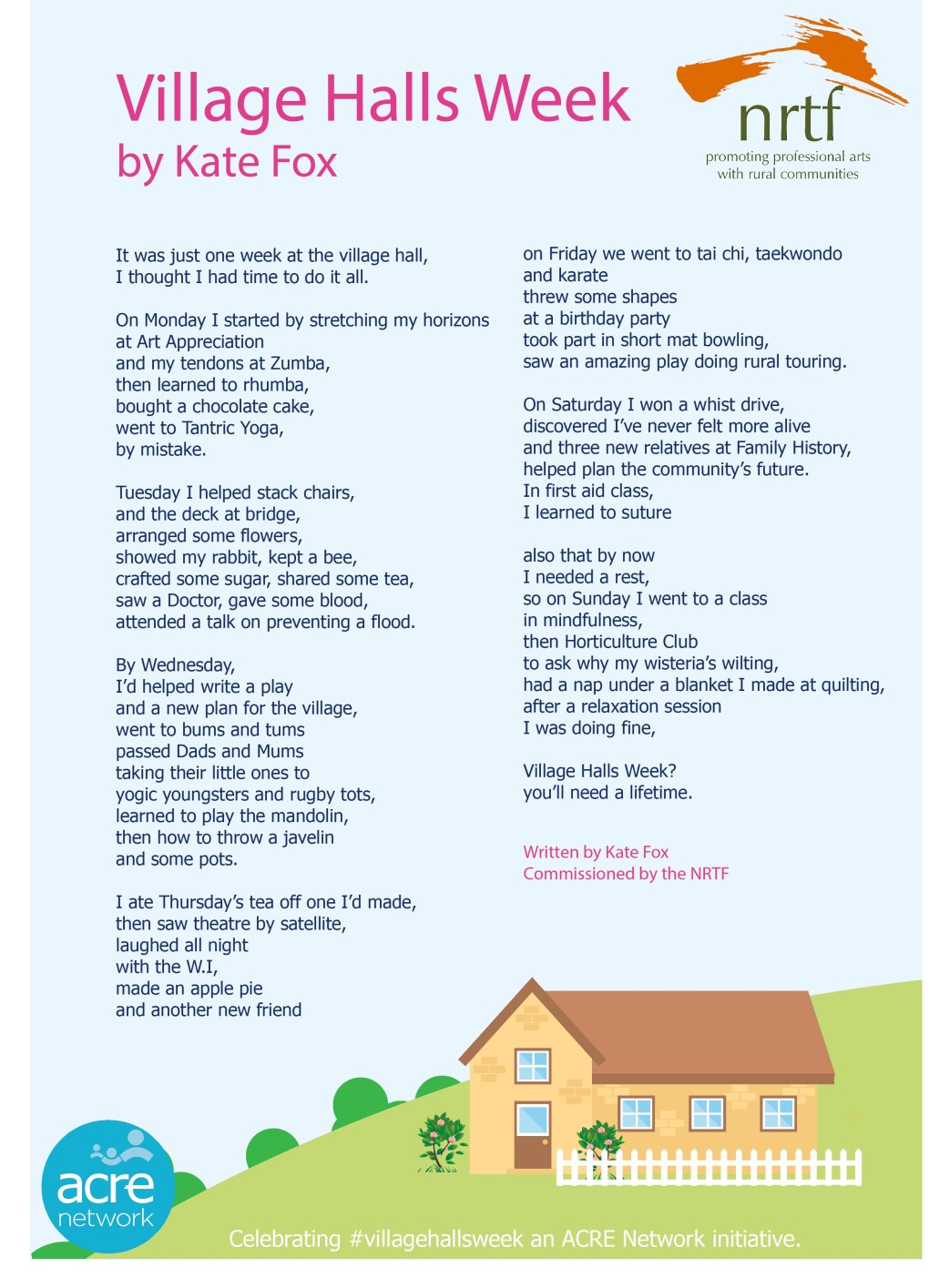 kate fox poem display